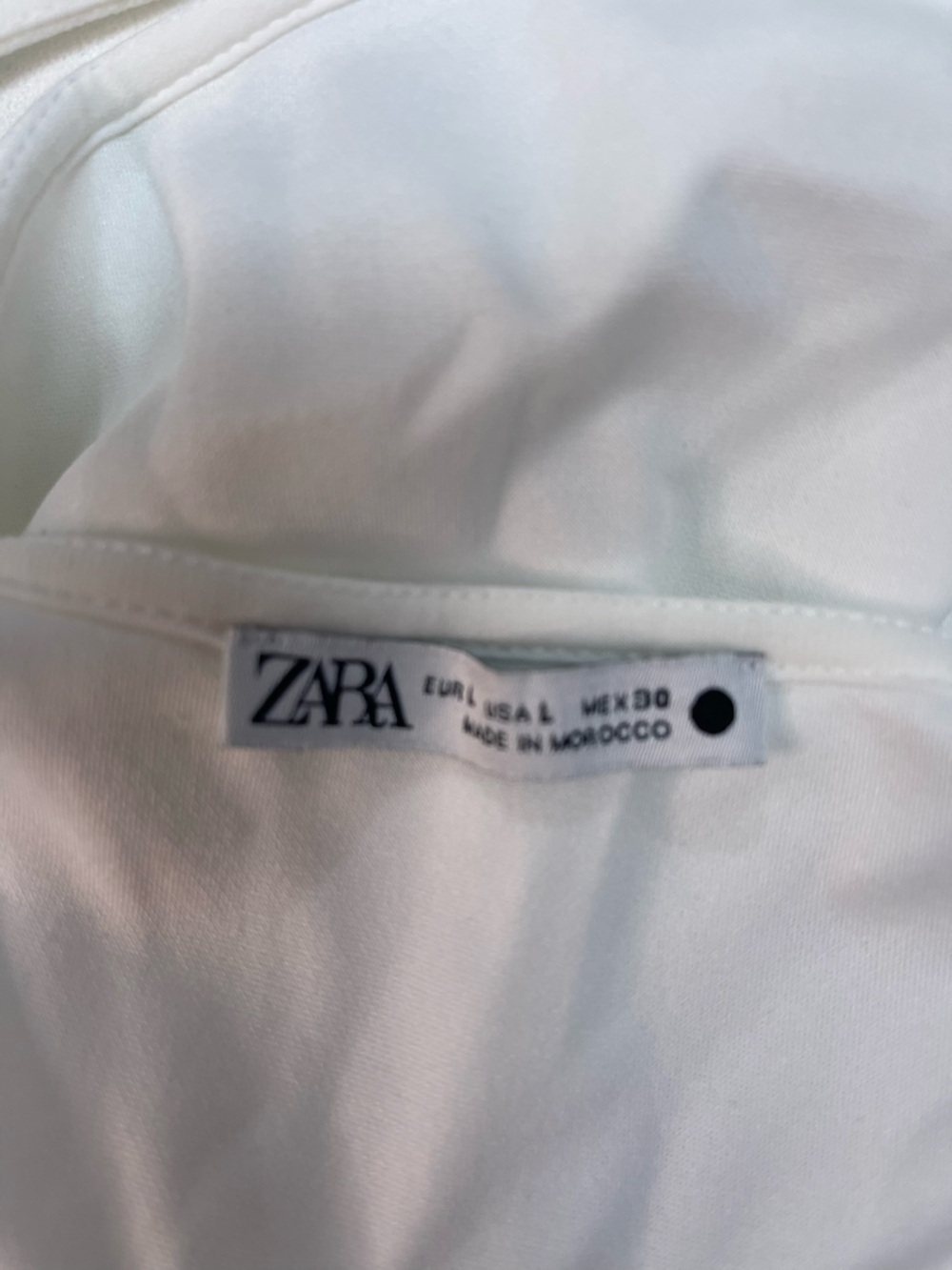 Zara Cut-Out Twist Front Tank Top White - Picture 8 of 13
